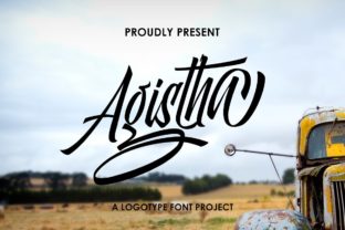Agistha: A Bold Script Font for Modern Branding