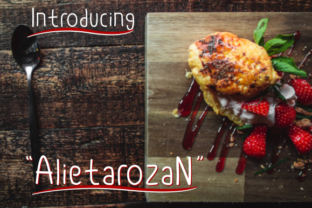 Alietarozan: A Handwritten Font That Adds Personality to Branding