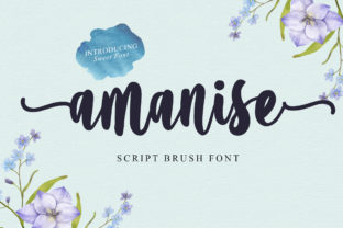 Amanise: A Handwritten Font with Modern Elegance