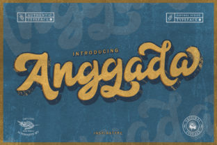 Anggada: A Handwritten Font for Editorial Design