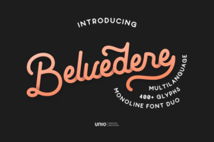 Belvedere: A Timeless Script Font for Editorial Design