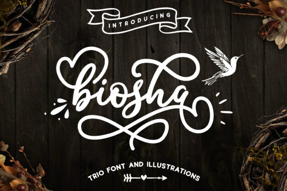 Biosha: A Handwritten Font for Modern Marketing
