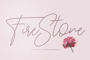 Fire Stone: A Bold Script Font for Dynamic Campaigns