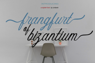 Frangfurt of Bizantium: A Script Font for Editorial Expression