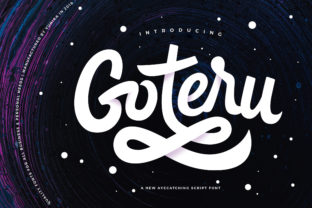 Goteru: A Bold Handwritten Font for Craft Creations