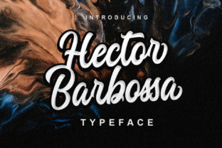 Hector Barbossa: A Script Font with Character for Editorial Design