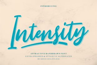 Intensity: A Bold Handwritten Font for Standout Branding