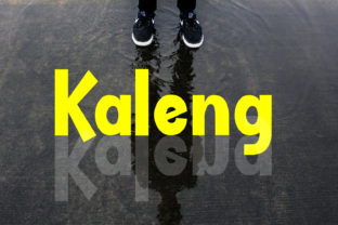 Kaleng: A Font That Speaks with Grace