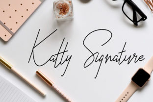 Katty: A Bold Script Font for Handmade Creations