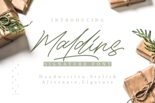 Maldins Font for Business Branding