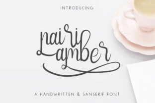 Nairi Amber: A Handwritten Font for Editorial Grace