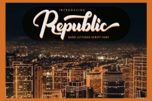 Republic: A Bold Script Font for Powerful Digital Communication