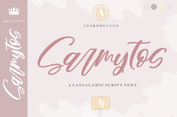 Sarmytos: A Bold Handwritten Font for Editorial Design