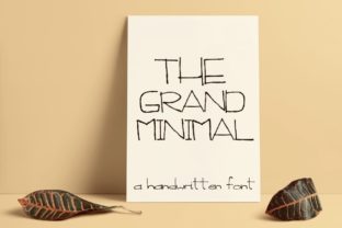 The Grand Minimal: A Handwritten Font for Modern Editorial Design