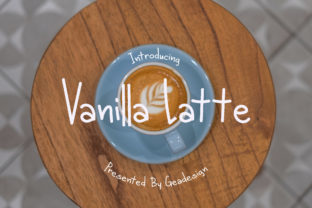 Vanilla Latte: A Handwritten Font for Editorial Elegance