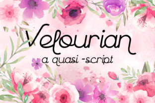 Velourian: A Romantic Script Font for Modern Web Design